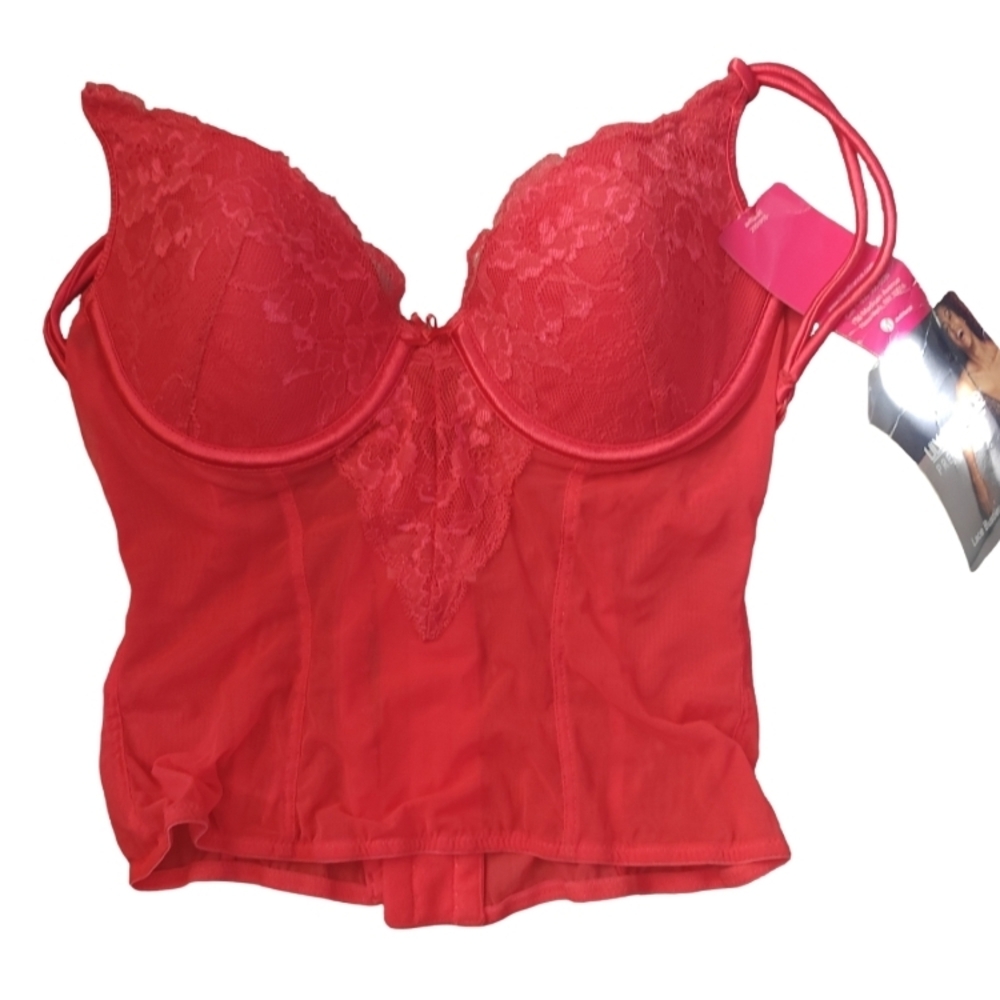 Lily of France Scarlet Lace Corset